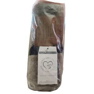 Always with you Warm and Comfort message Soft Gray Neutral Color Throw Blanket